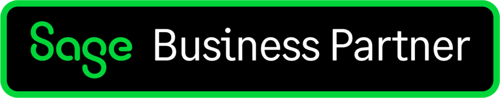 Logo du Sage Business Partner, symbolisant un partenaire fort entre Sage et Arcanes.