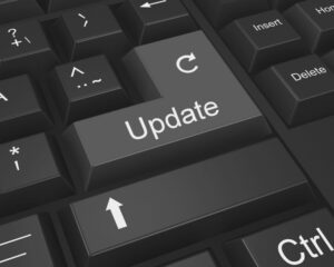 bouton de clavier Update